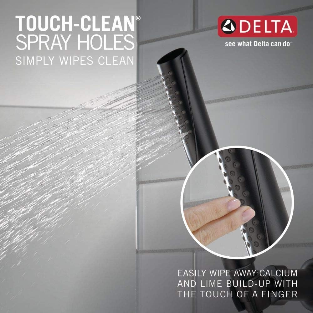 Delta 55085-BL Grail Hand Shower with Hose Matte Black