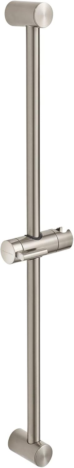 American Standard Round Handheld Shower Head Slide Bar 30 Inch Brushed Nickel