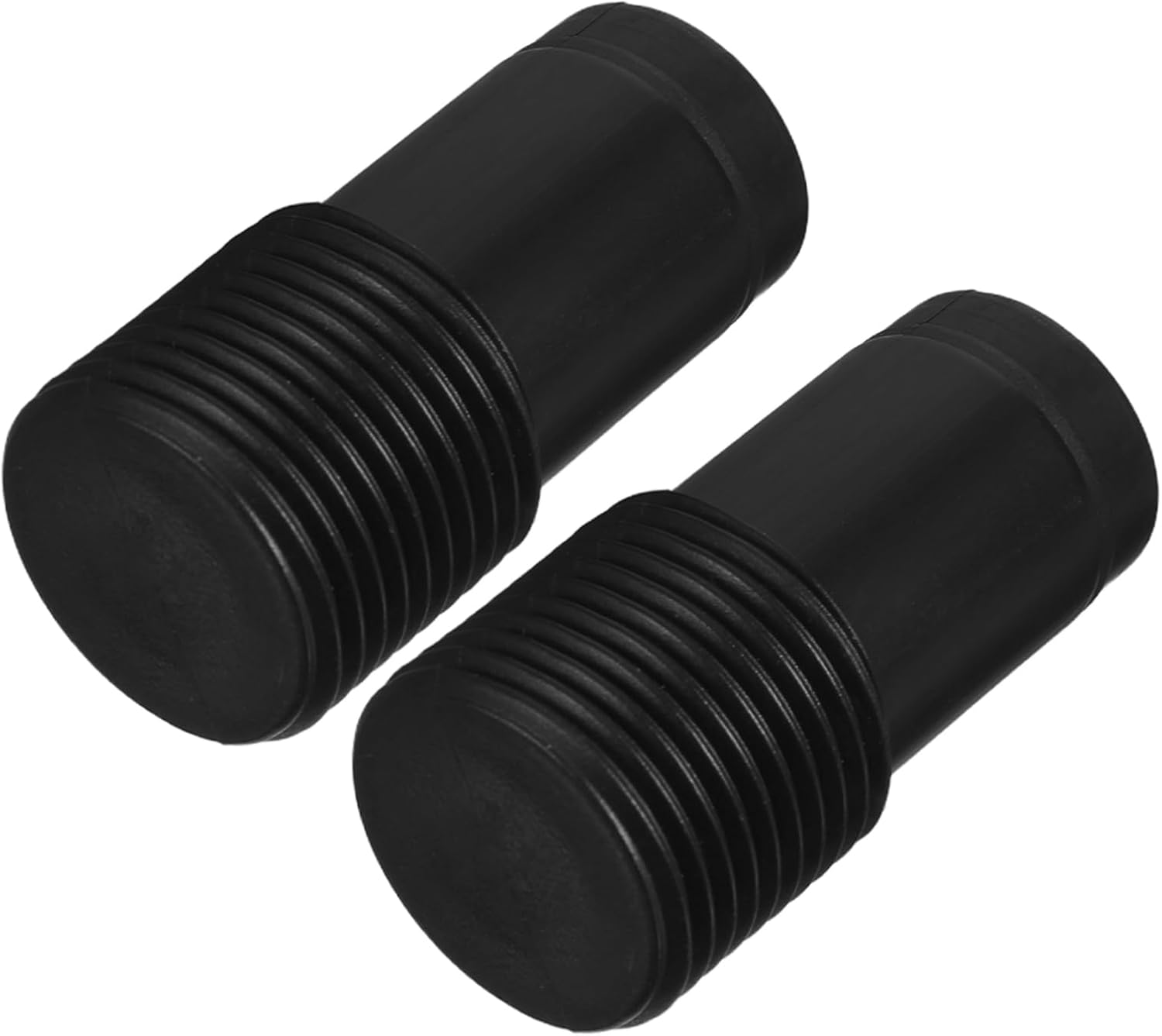 2pcs Plastic Threaded End Broom Handle Adapter