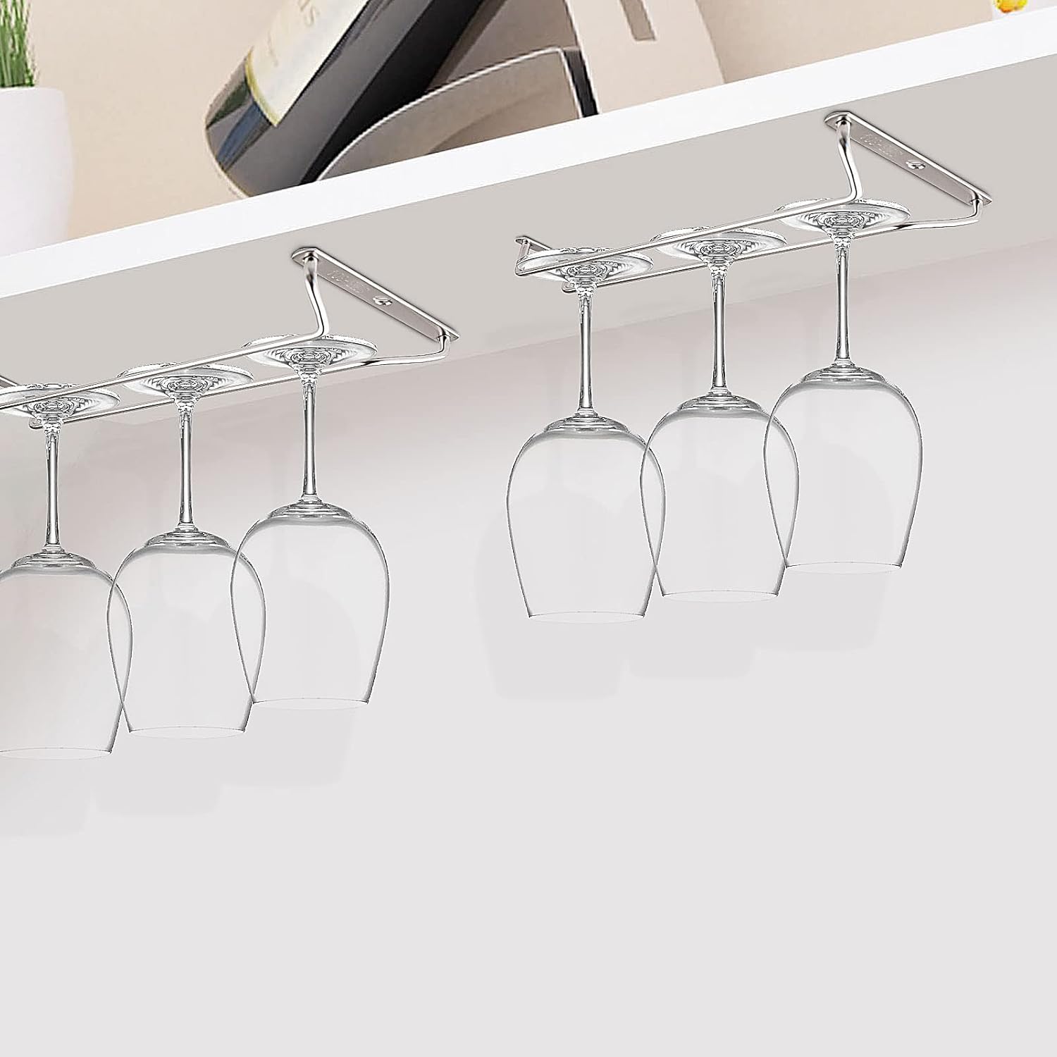 CUKE2BEET 118 Inch Stemware Rack for Cabinet Kitchen Bar