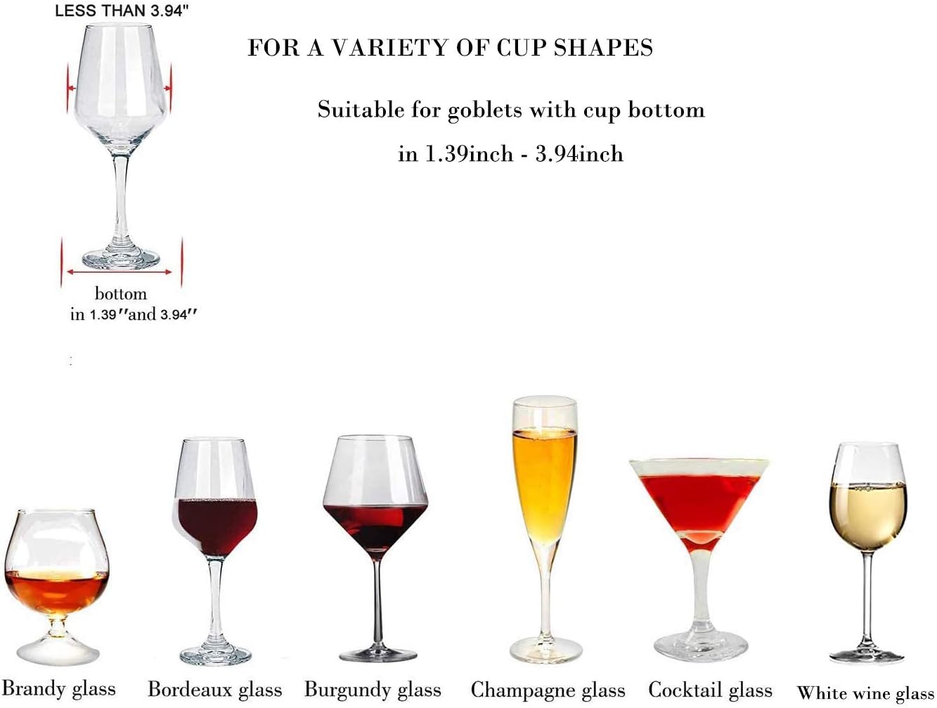 MATILODI Wine Glass Rack Gold 3 Rows