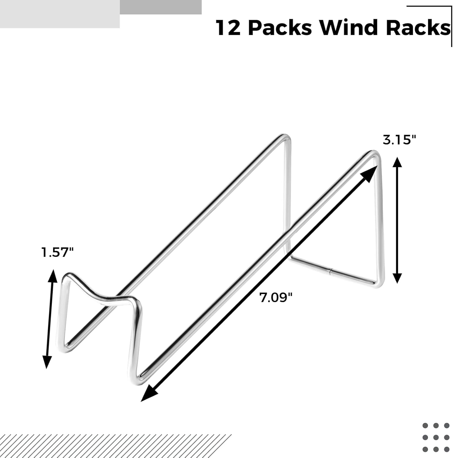 Yeesport 12-Piece Metal Wine Rack Set