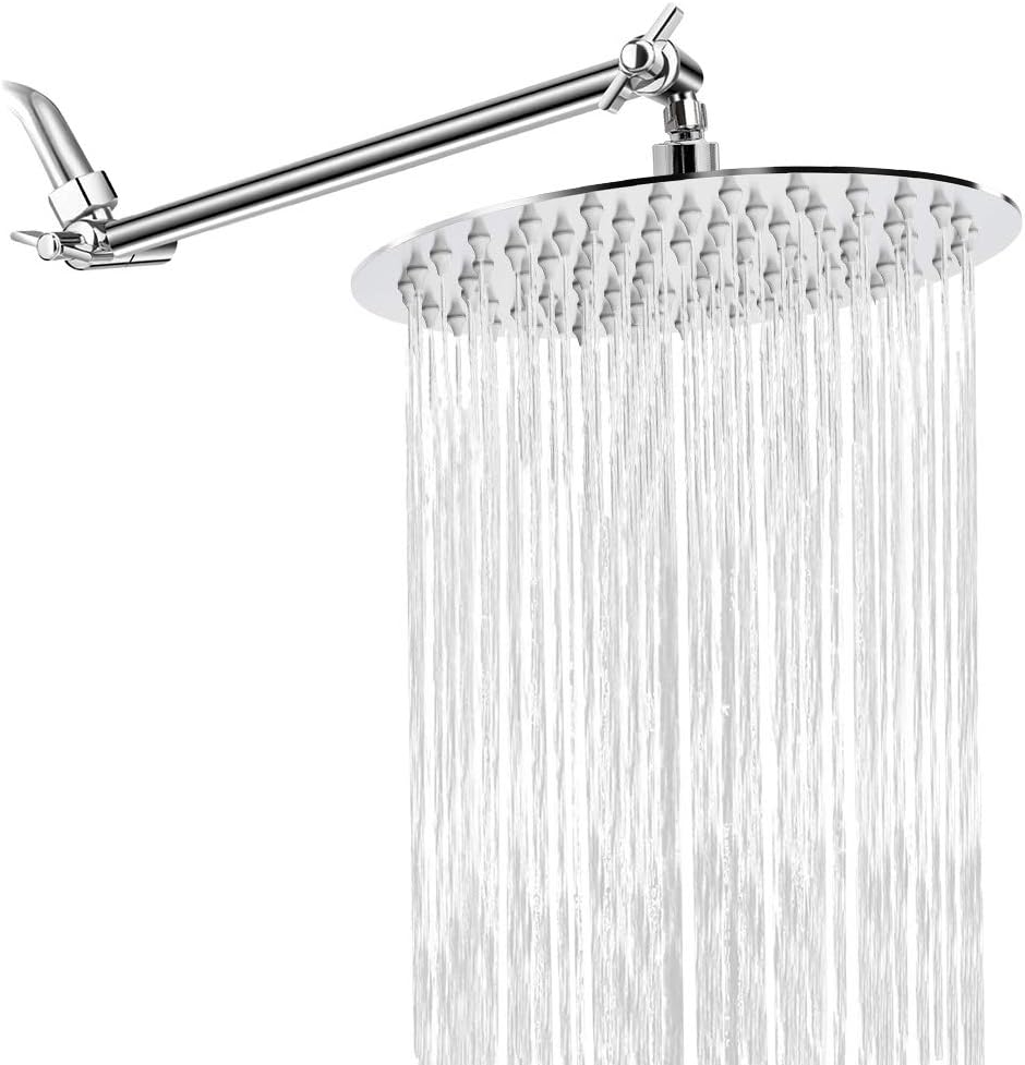 NearMoon Rain Shower Head with 11 Adjustable Arm 1