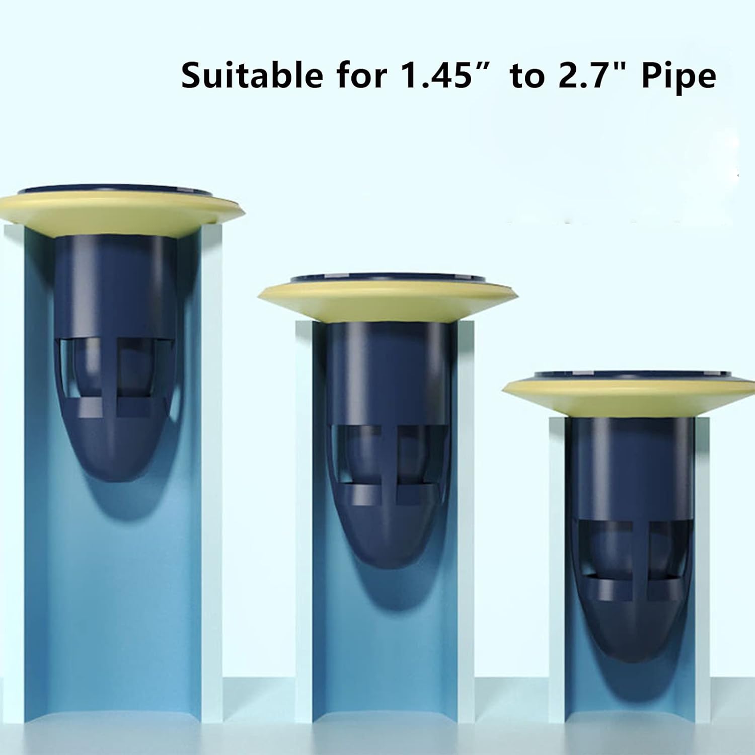NILSTOREY Floor Drain Backflow Preventer Valve 2 Pack