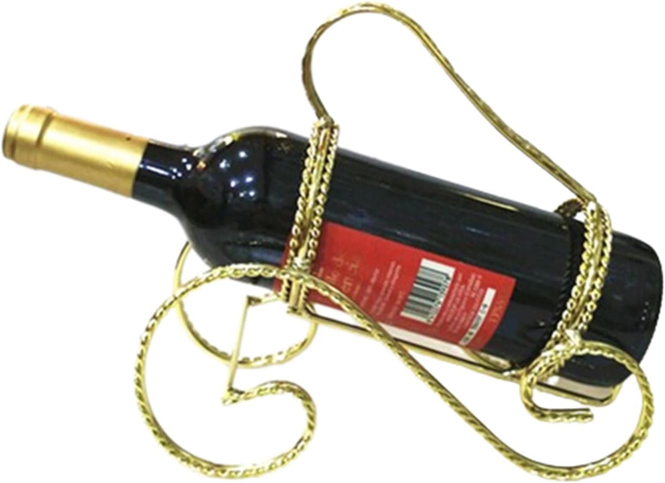 JUSHZ Iron Wine Rack Elegant Home Decor