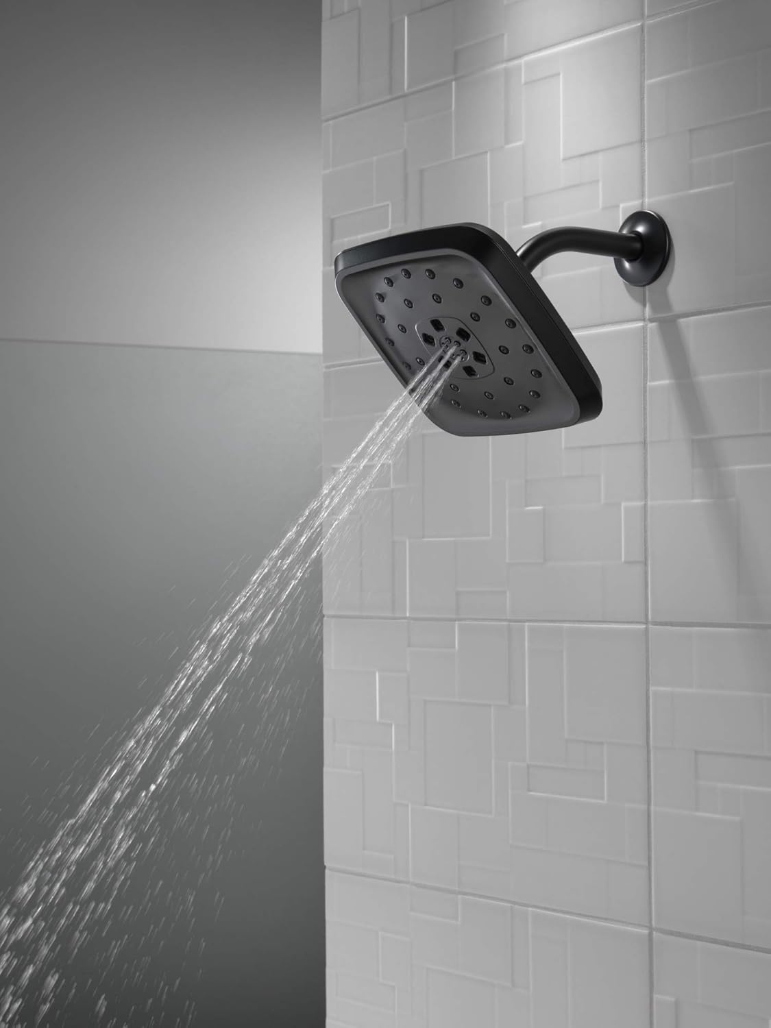 Delta H2Okinetic 4-Setting Shower Head Matte Black
