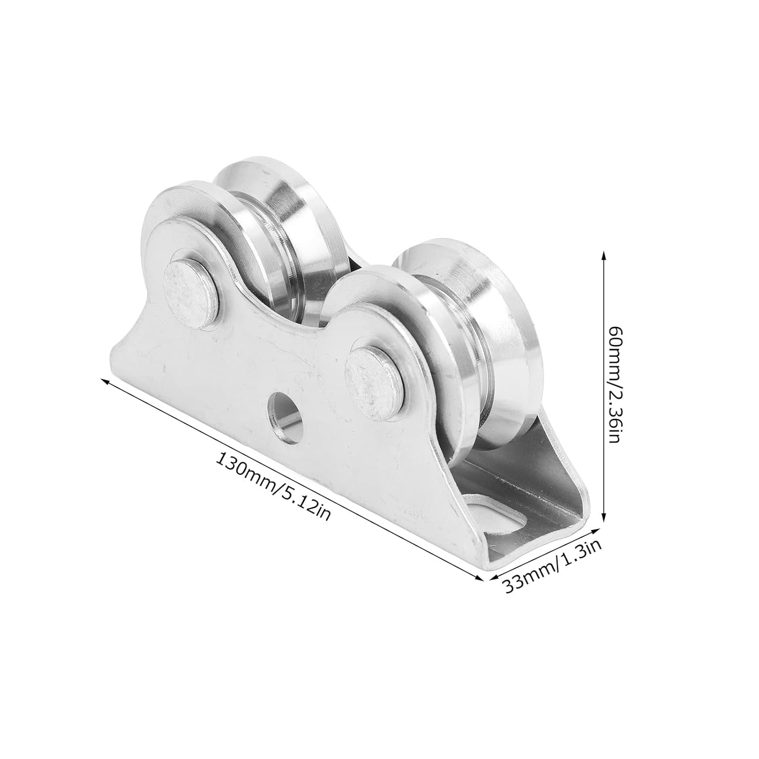 Yuecoom V Shaped Double Bearing Groove Wheel for Heavy Duty Use