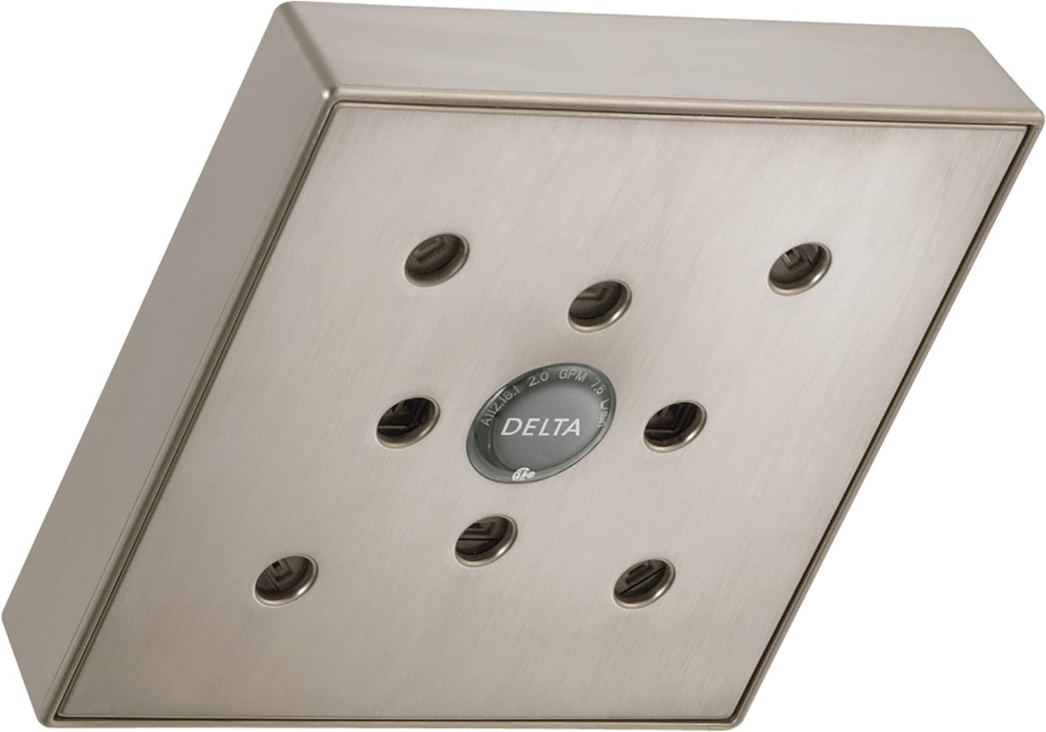 Delta H2Okinetic Raincan Shower Head SpotShield Stainless