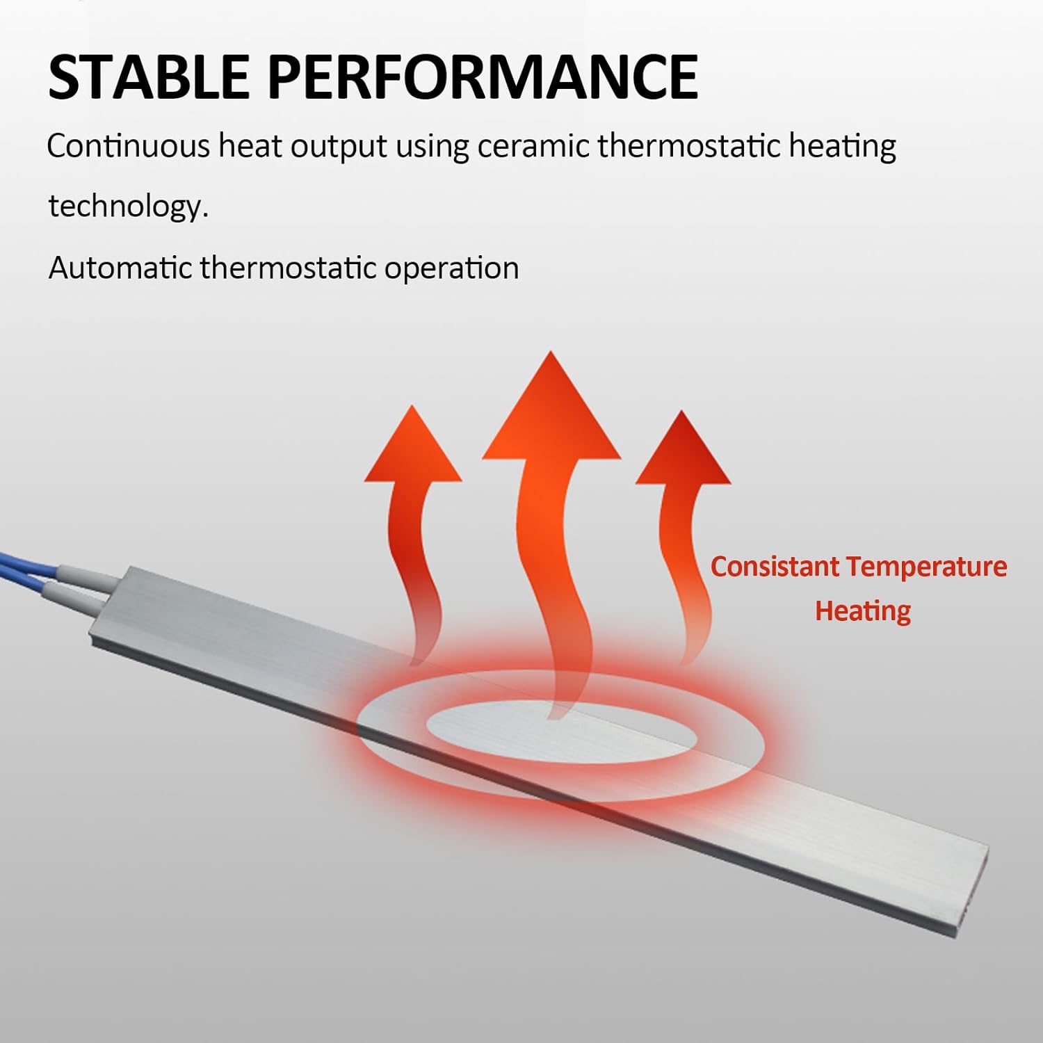 PTC Heating Element 110V 230C Ceramic Thermostatic Heater Plate