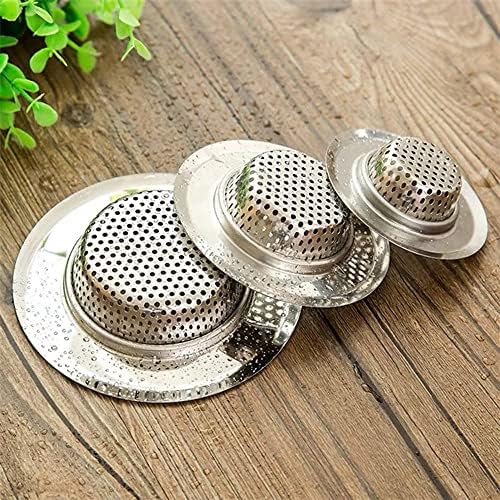 4PCS 304 Stainless Steel Drain Strainer Set with Silver Finish 35 Inch