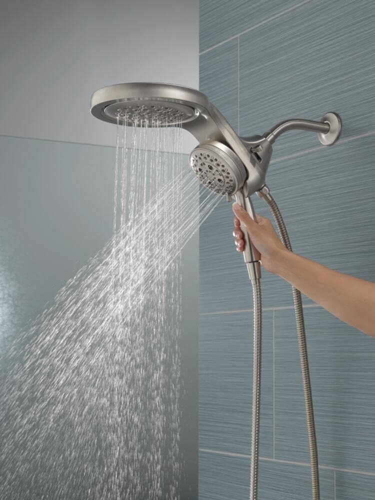 Delta HydroRain 5-Spray Dual Shower Head with Handheld Spray