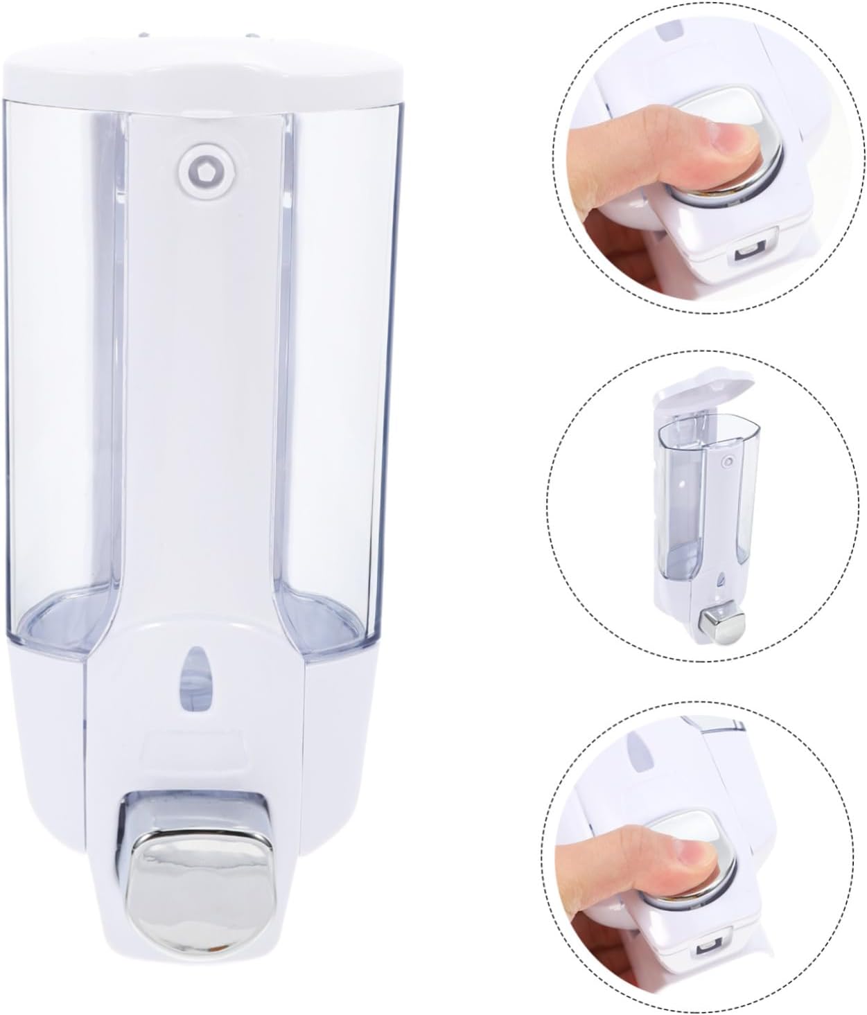 Wall Mounted Foaming Soap Dispenser with Non-Slip Button