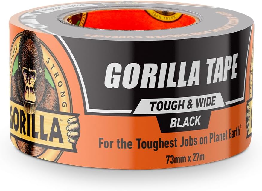 Gorilla 6003001 Duct Tape 30yd Black