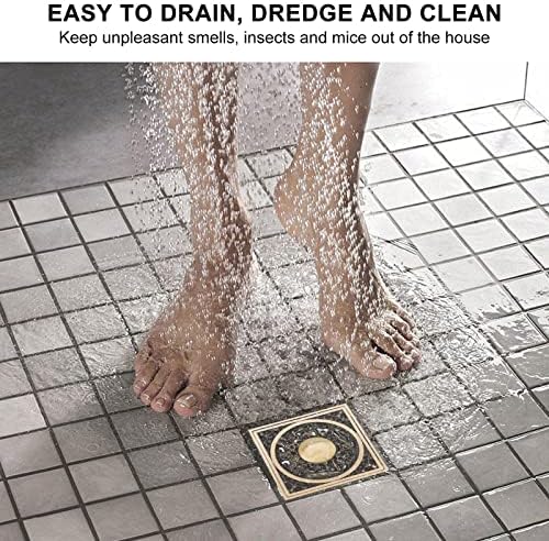Antique Copper Floor Drain for Kitchen and Bathroom