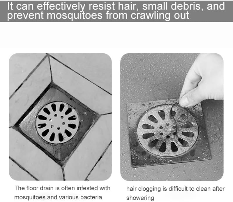 30 Pack Disposable Drain Hair Catcher for Bathroom Floor Bathtub
