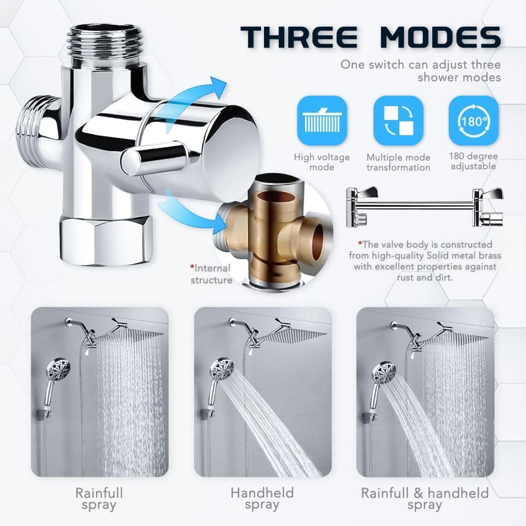 Razime 10 Rainfall Handheld Shower Combo with 82 Modes 1