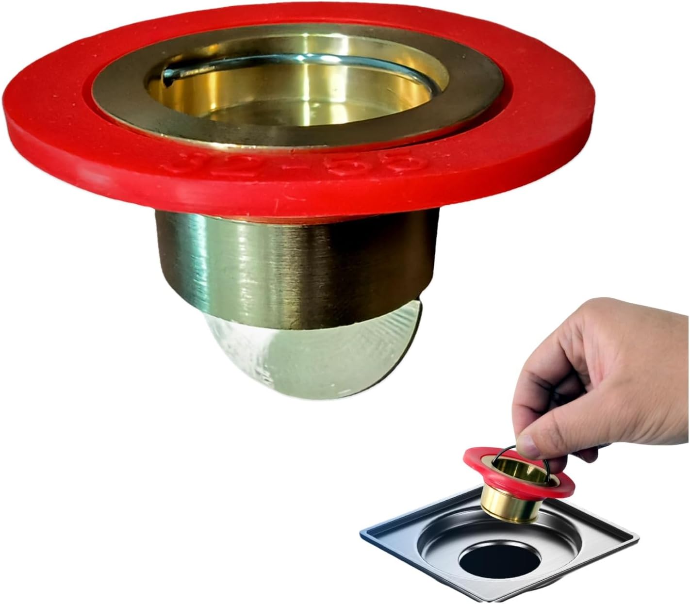 2Pcs COLDDD Universal Brass Floor Drain Core
