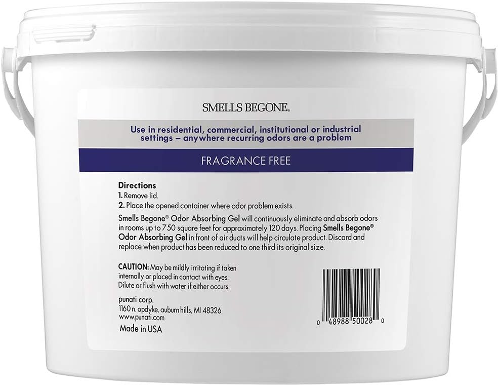 Smells Gone 1-Gallon Odor Absorber Gel - Fragrance Free