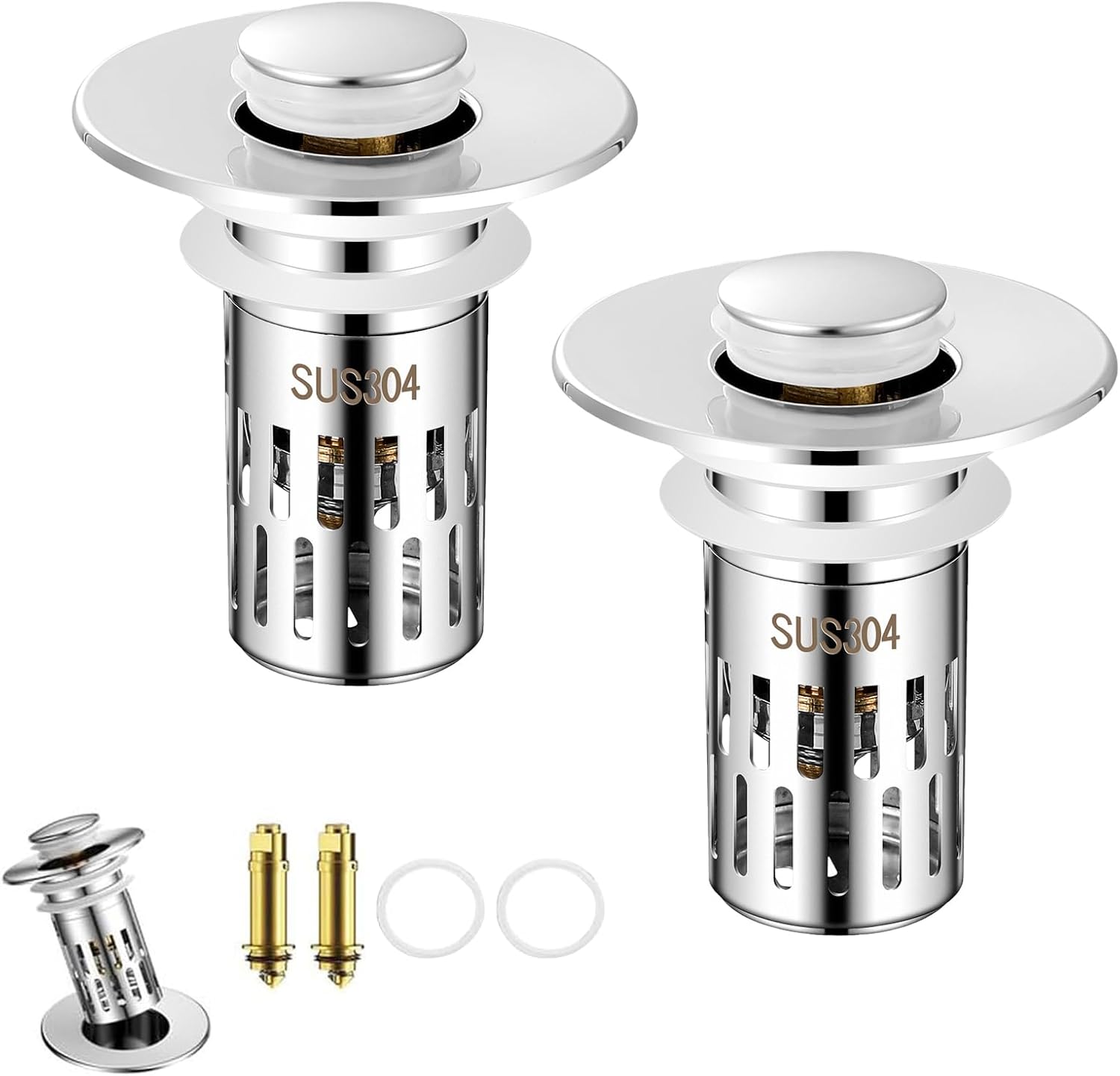 Lexoyes Universal Stainless Steel Drain Strainer