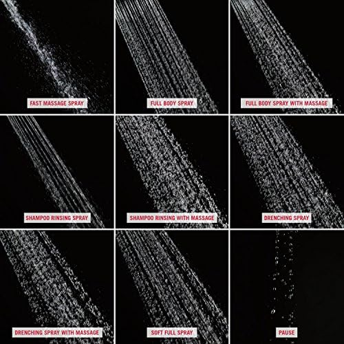 Delta 9-Spray Touch-Clean Handheld Shower with Chrome Hose