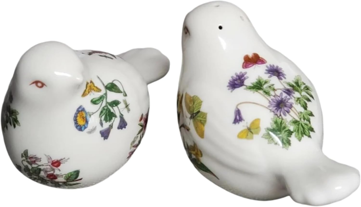 Portmeirion Botanic Garden Bird Shaped Salt Pepper Set