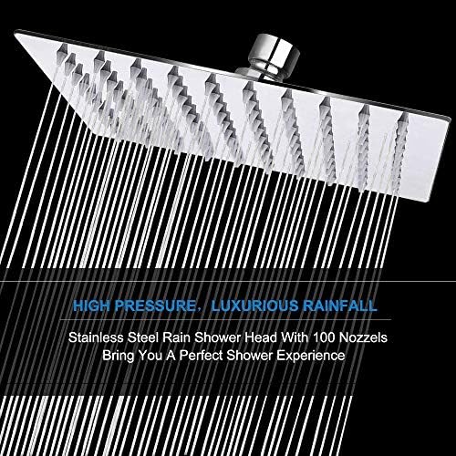 NearMoon Handheld Shower Head with 8 Inch Hose and 3 Settings