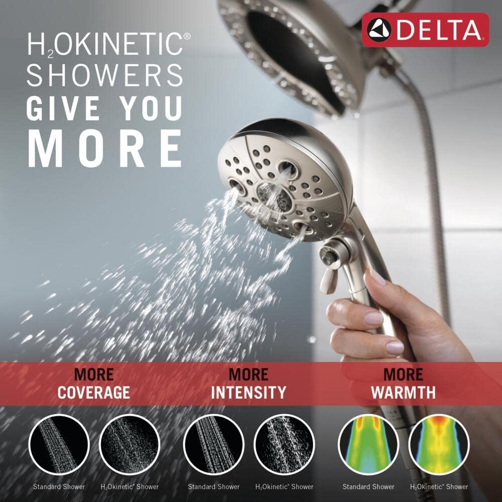 Delta In2ition Dual Shower Head with Handheld Spray 1