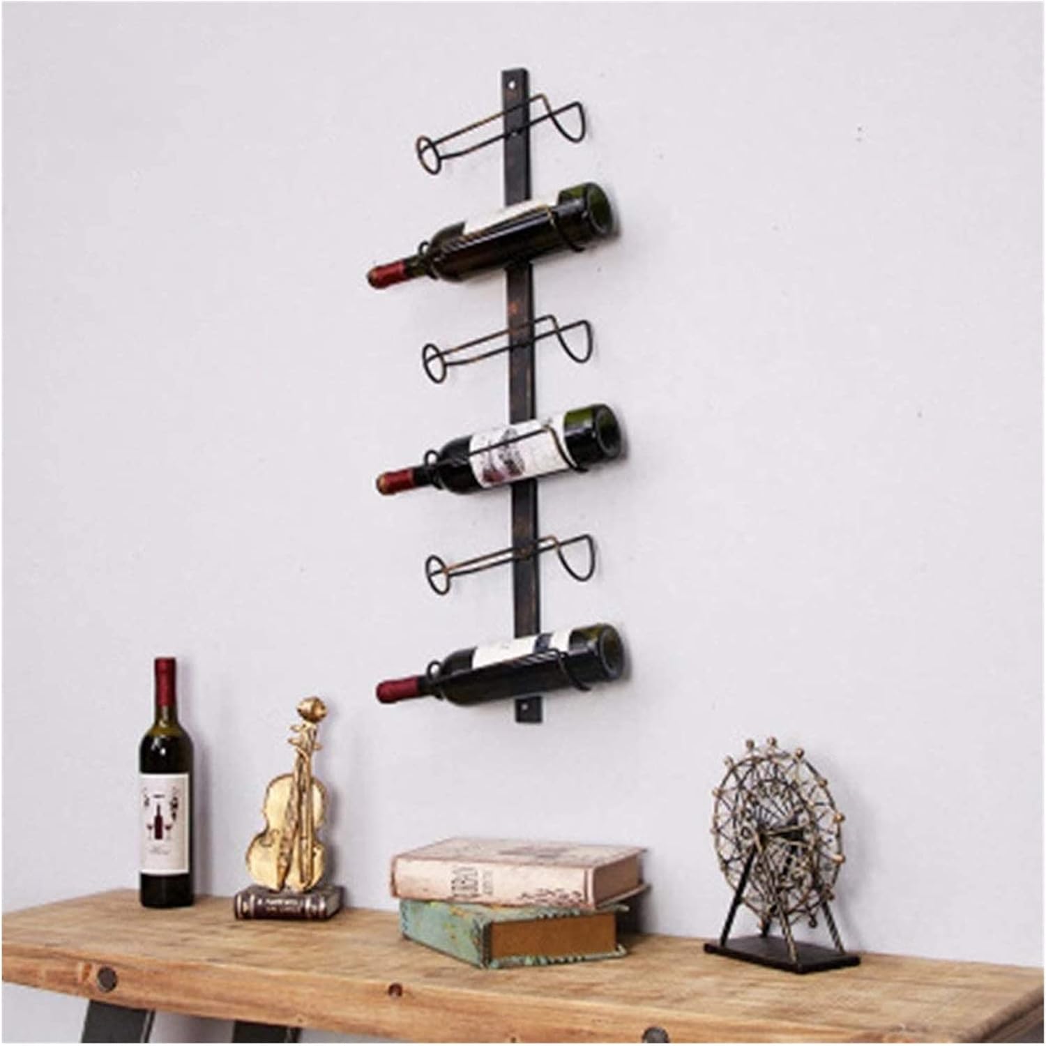 ALDEPO Wall Mounted Wine Rack with 6 Levels