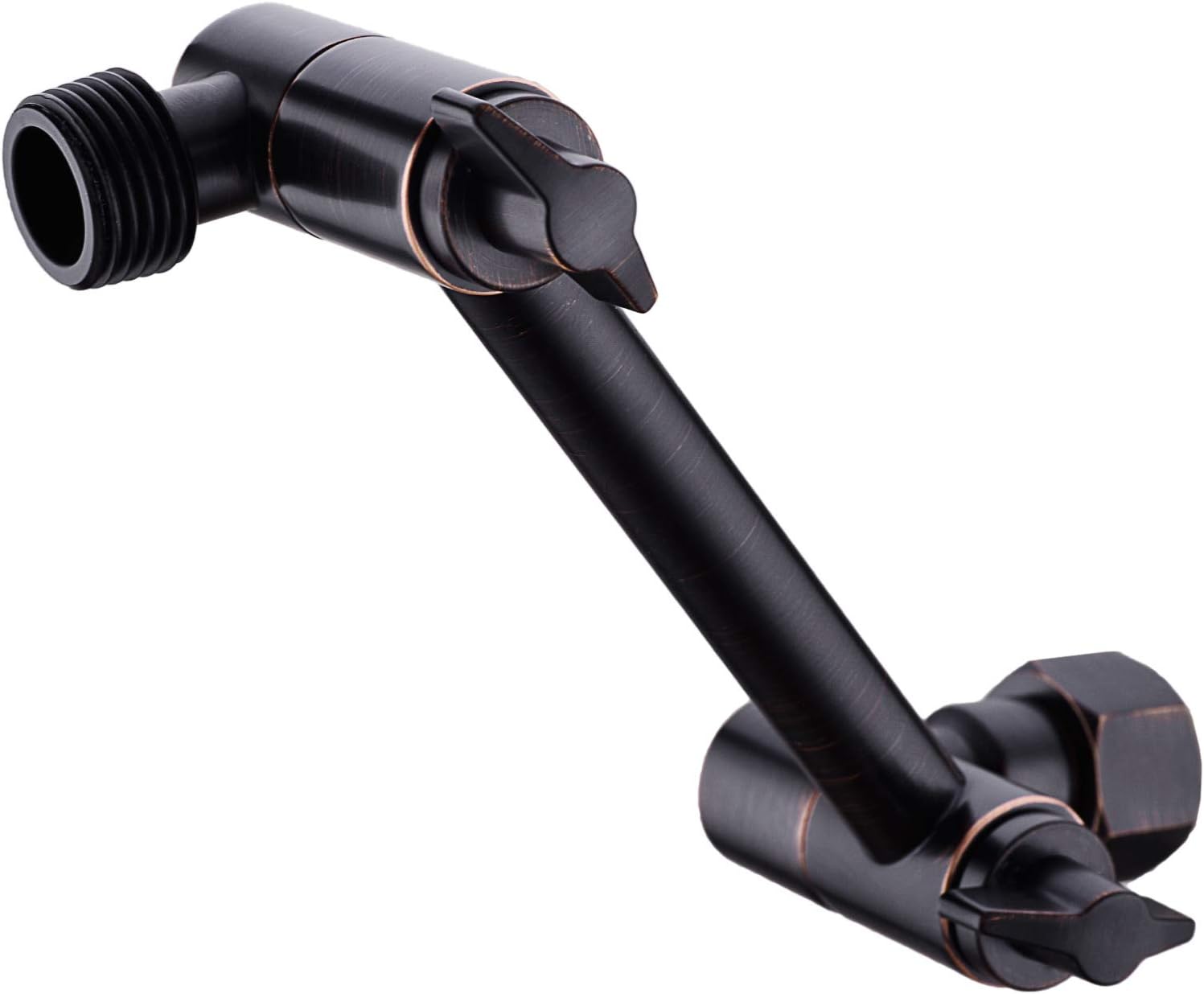 TRUSTMI Adjustable Shower Arm 4 Inch Brass Combo