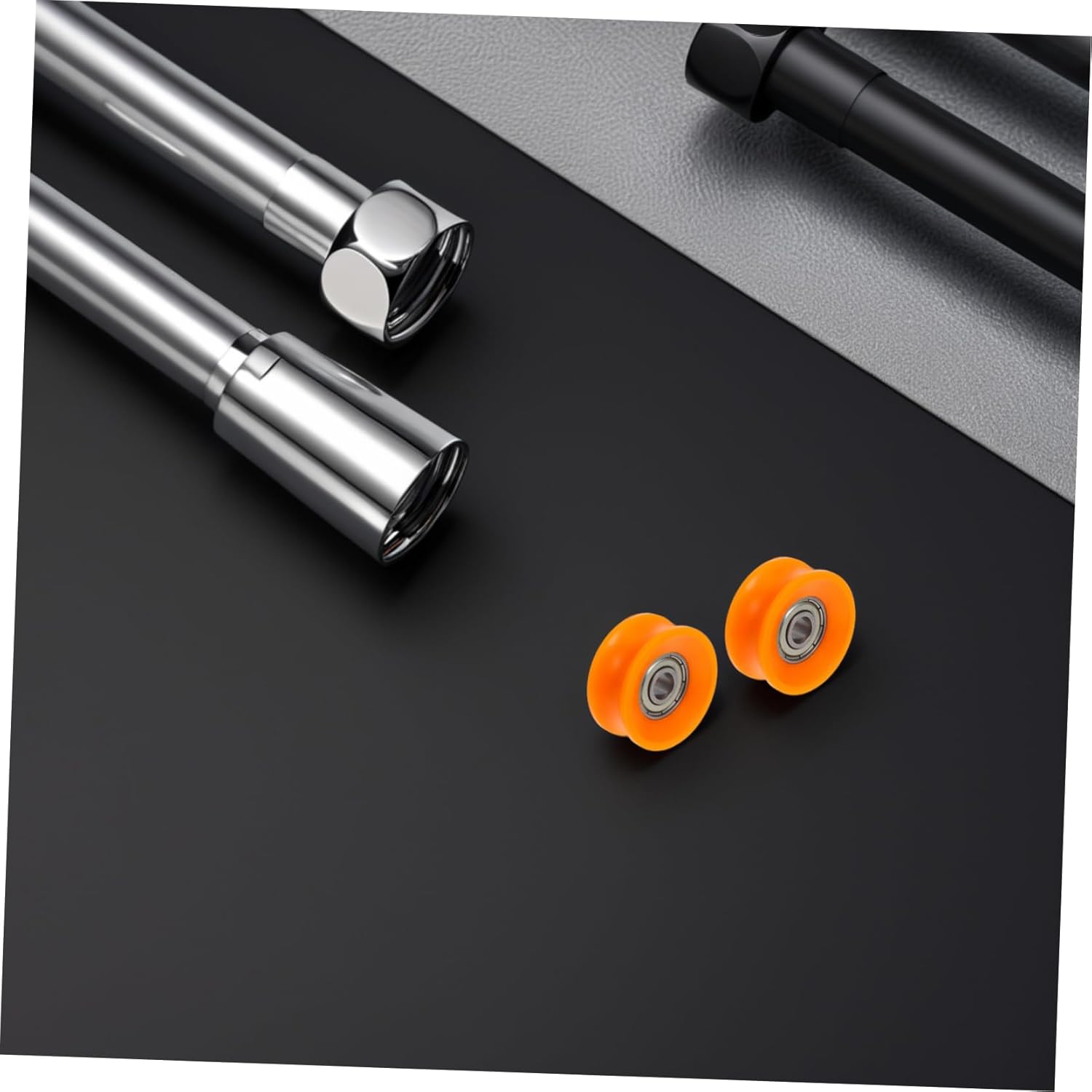 5 Pcs U Groove Nylon Sliding Door Rollers