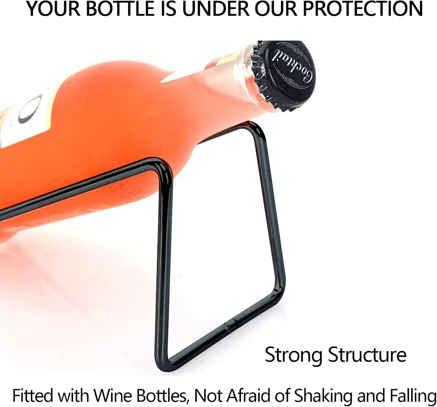 SuproBarware Stainless Steel Wine Rack - Set of 6