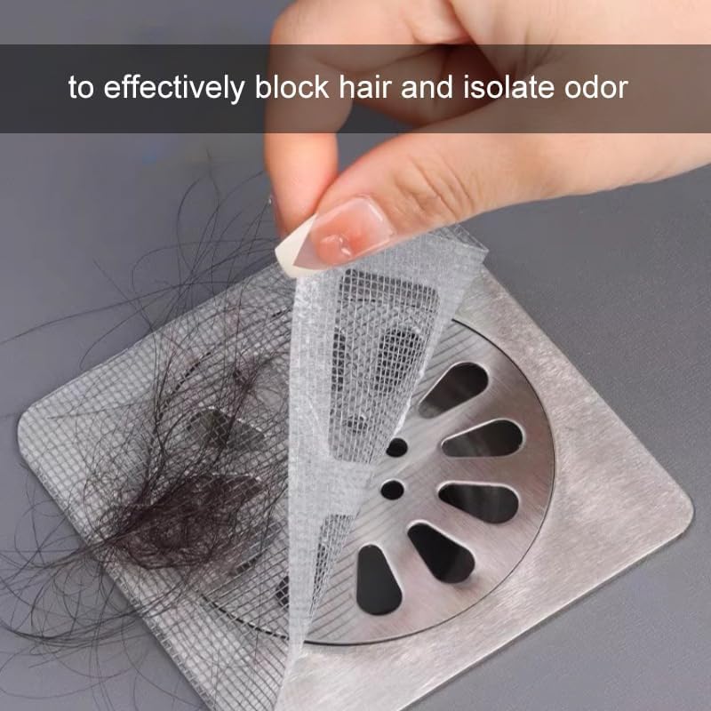 30 Pack Disposable Drain Hair Catcher for Bathroom Floor Bathtub