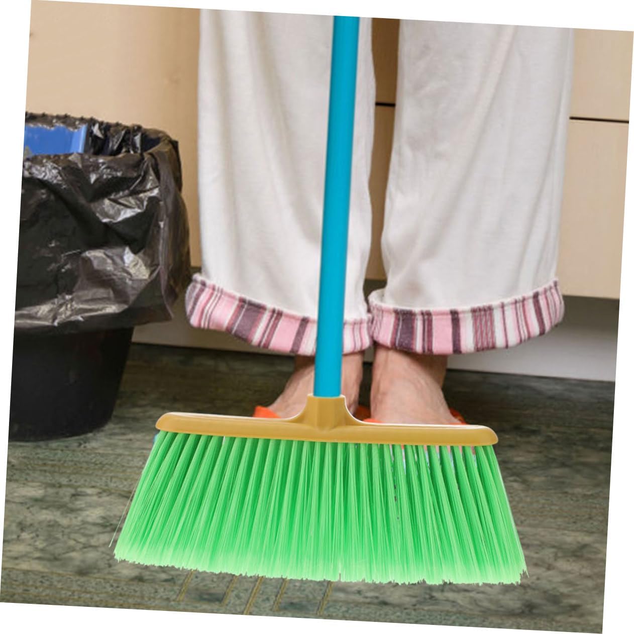Minkissy 2pcs Durable Plastic Broom Head Replacement