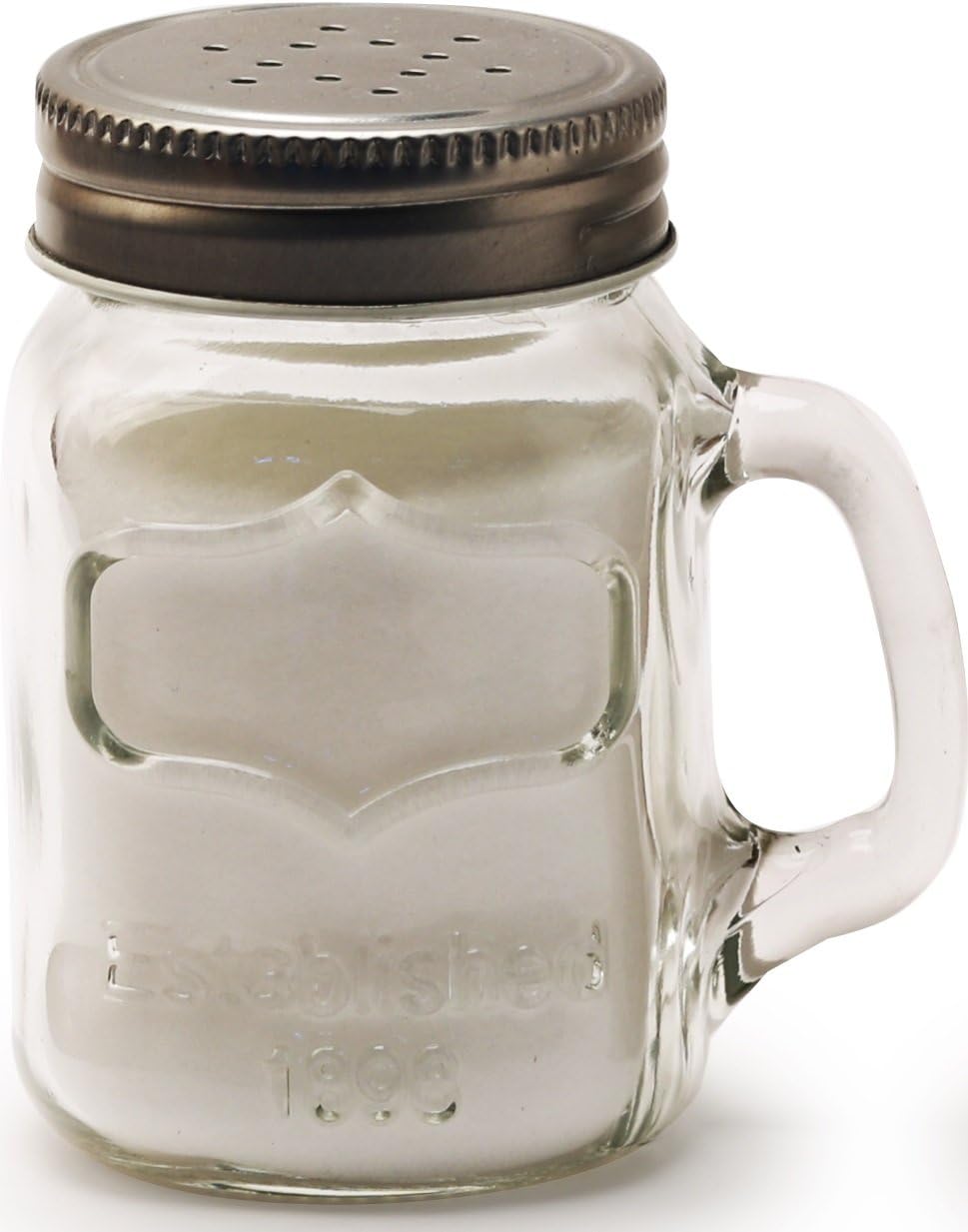 Circleware Glass Mini Mason Jar Salt Pepper Shakers 1