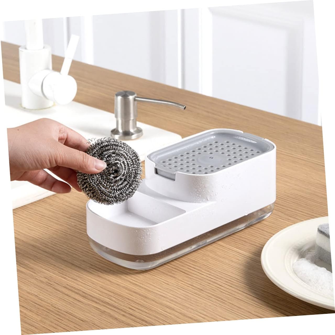 GLEAVI Large Capacity Soap Dispenser for Kitchen