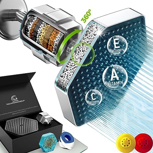 AquaHomeGroup Luxury Shower Head Filter Set