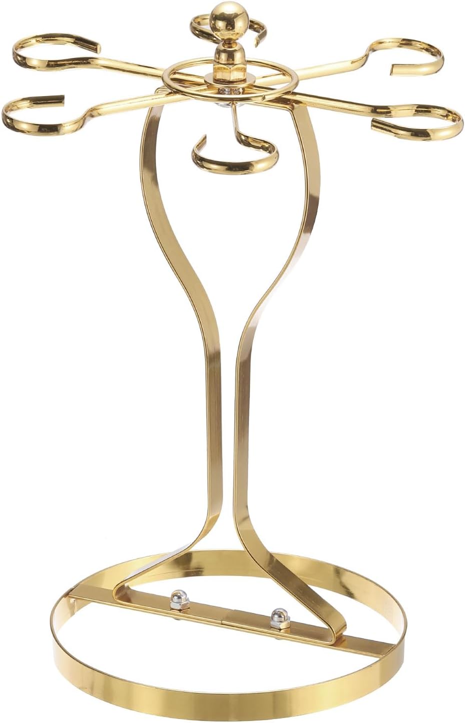 Uexcel Countertop Wine Glass Holder with 6 Hooks