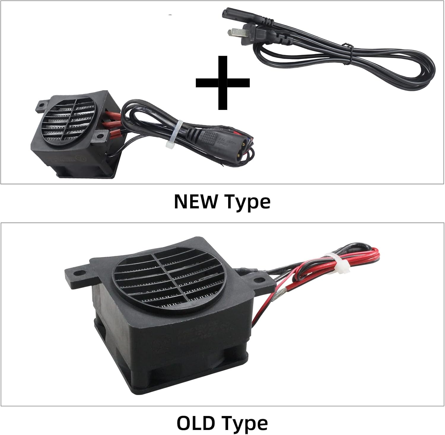 PTCYIDU 110V 400W PTC Fan Heater for Small Spaces