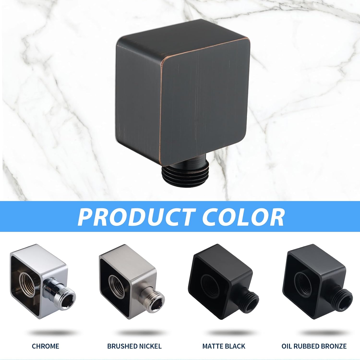UCLIMAA Brass Wall Mount Shower Elbow for Handshower
