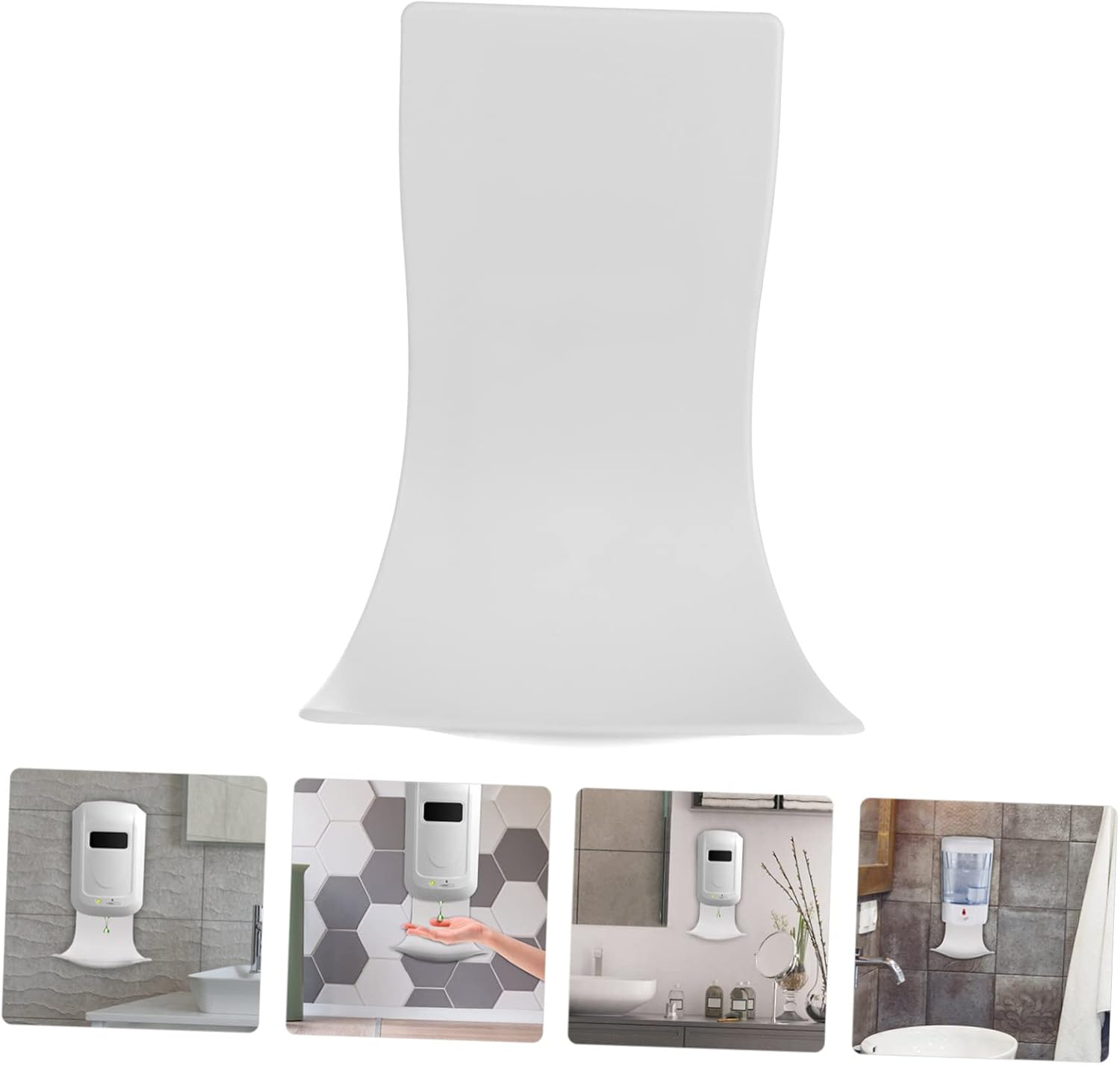 PRETYZOOM 1Pc Wall Mounted Soap Dispenser Tray