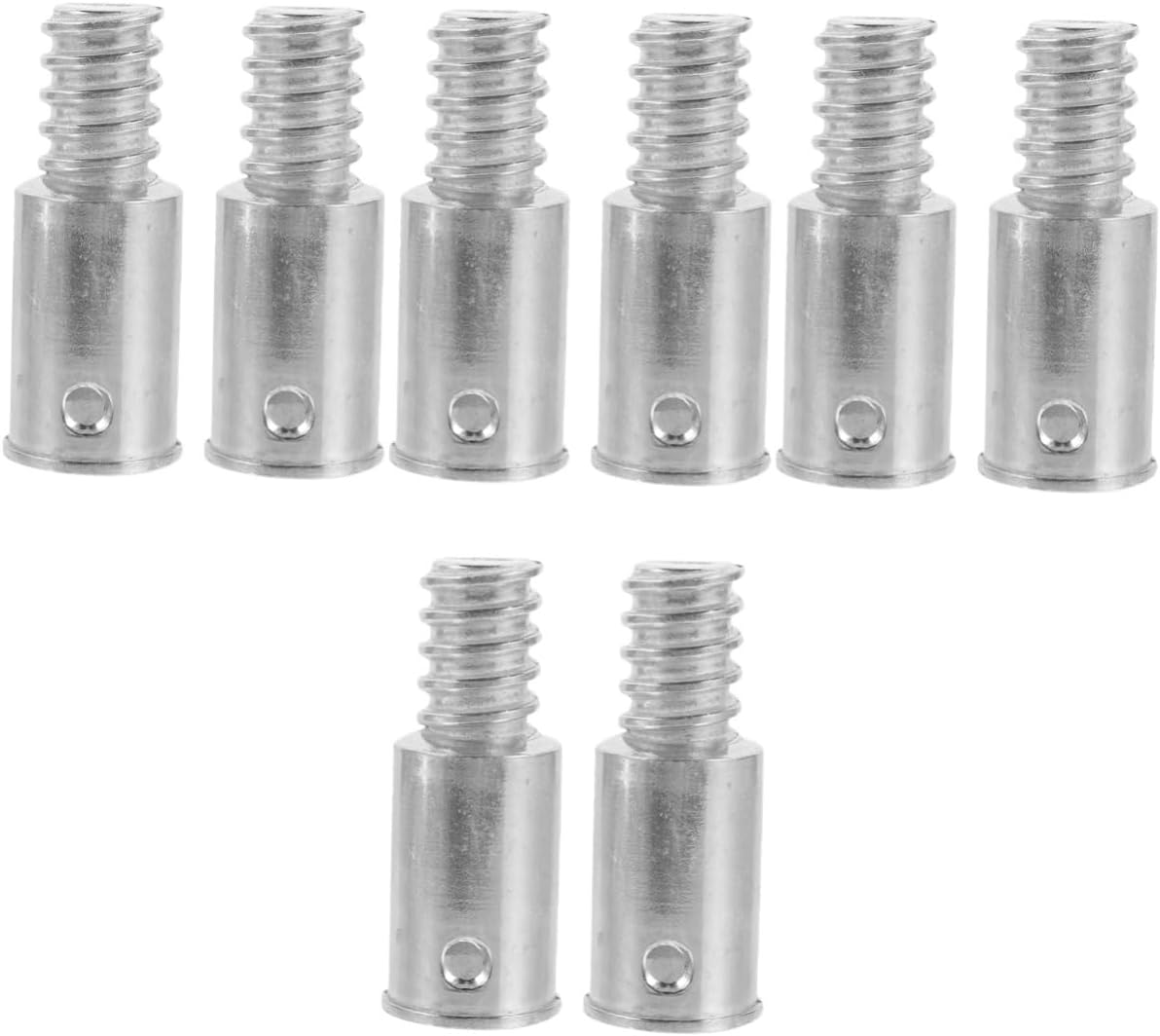 8PCS Threaded Tip Replacement Broom Handle End for Mop Poles