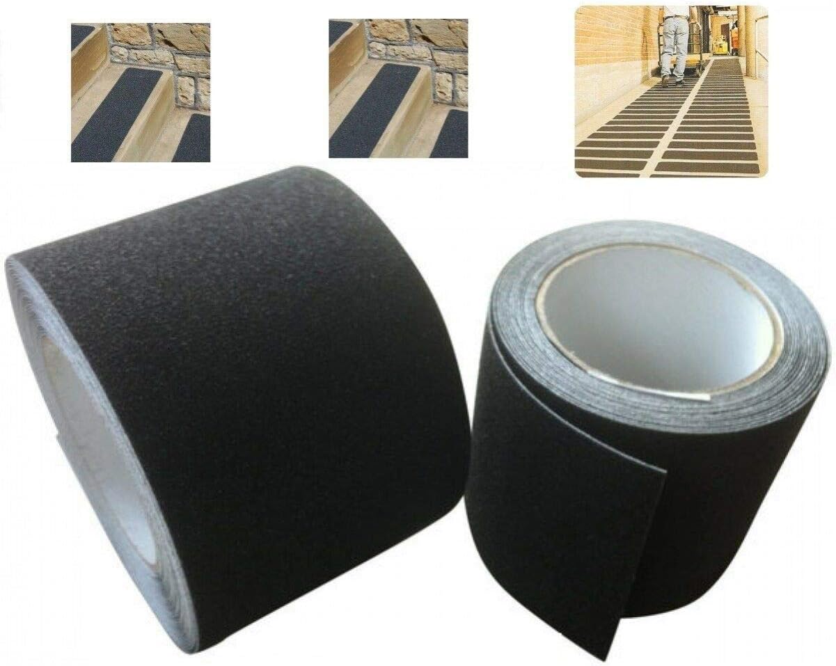 ULTECHNOVO Anti Slip Black Handle Tape 5cm x 10m