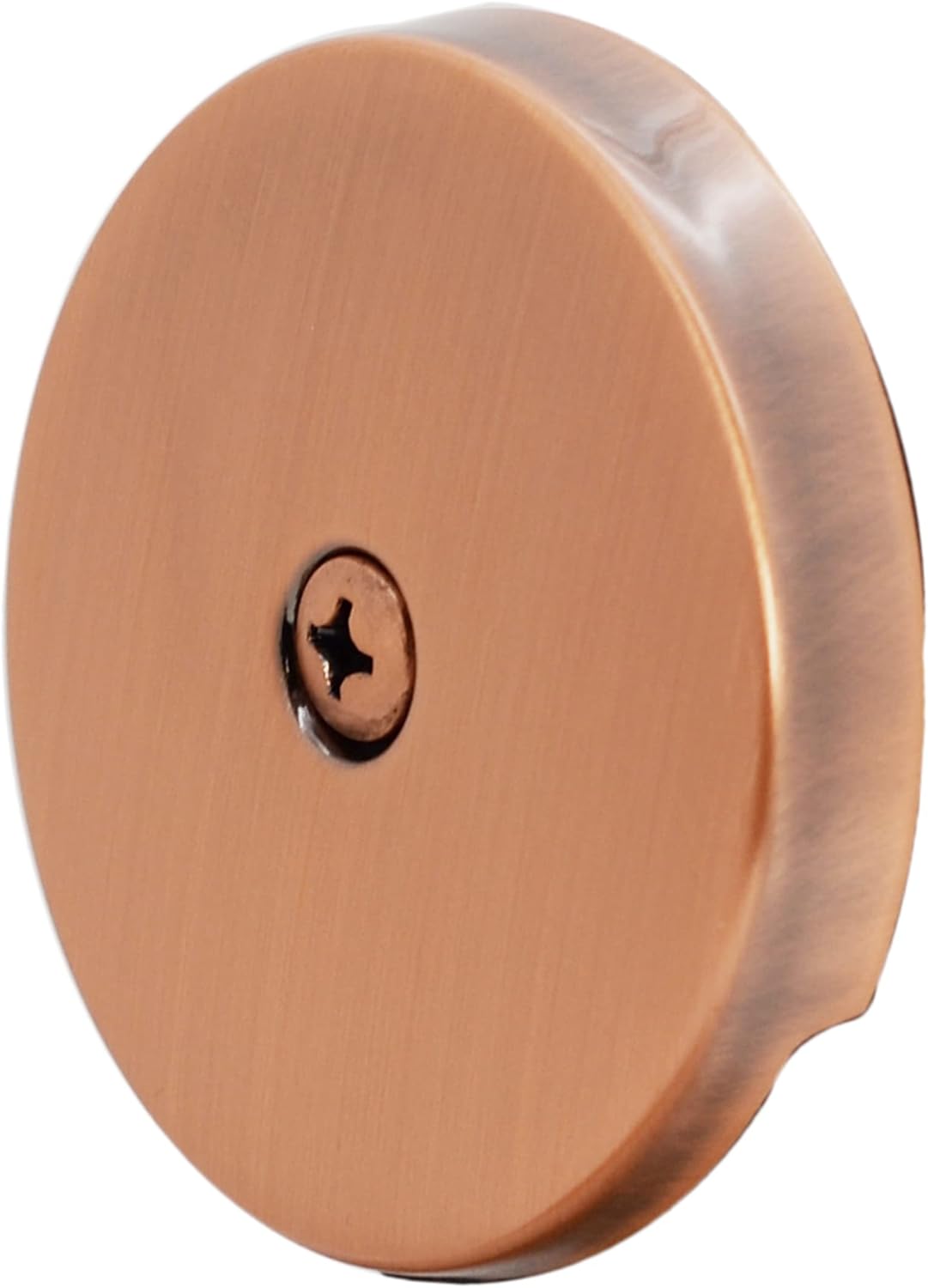 Westbrass D328-11 3-18 Antique Copper Overflow Faceplate