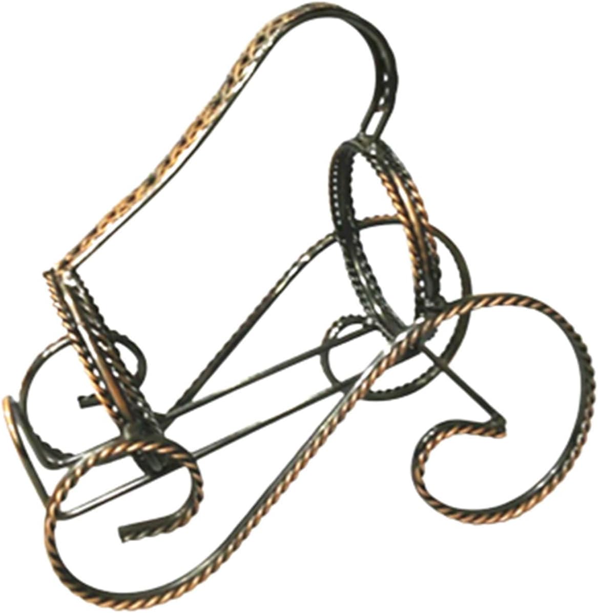 JUSHZ Iron Wine Rack Elegant Home Decor