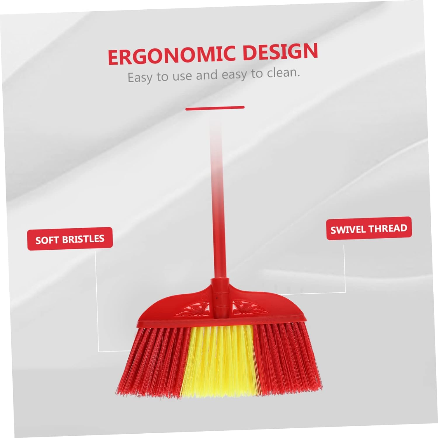 CALLARON Plastic Broom Head Replacement for Household Cleaning