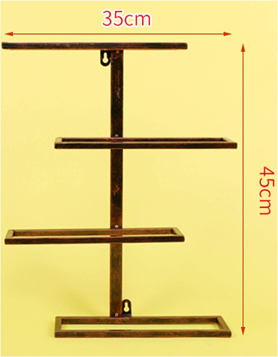 Wall-Mounted Wine Racks 4 or 6 Bottles Black