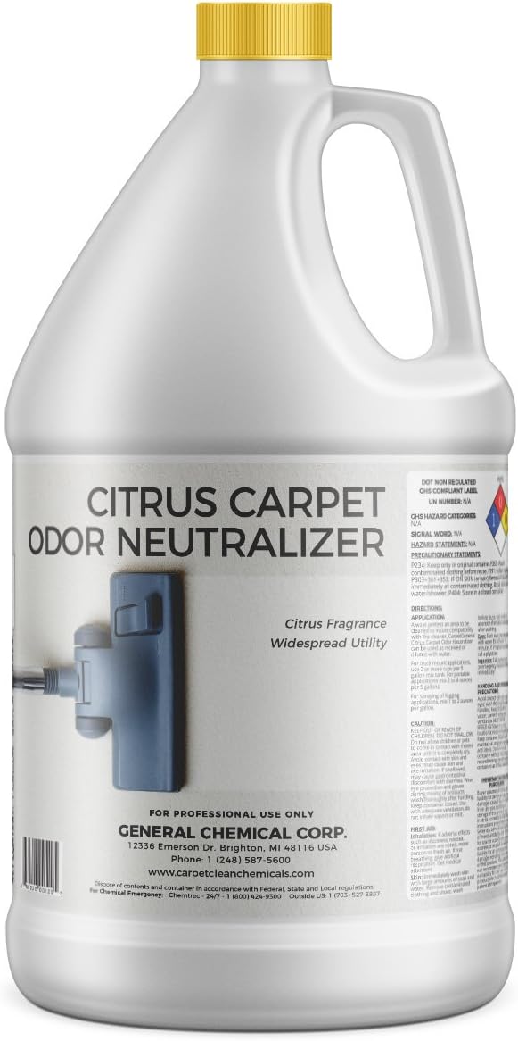CarpetGeneral Citrus Odor Neutralizer 1 Gallon