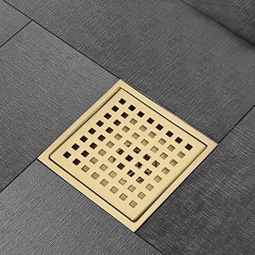 YLIEHS Square Drain Cover for Showers and Kitchens