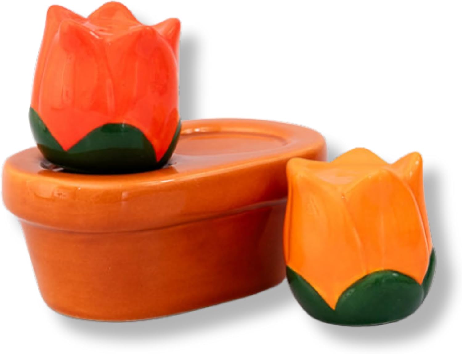 bando Novelty Tulip Salt and Pepper Shakers Set