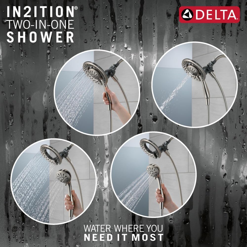 DELTA 75486CSN In2ition 2-in-1 Handheld Showerhead